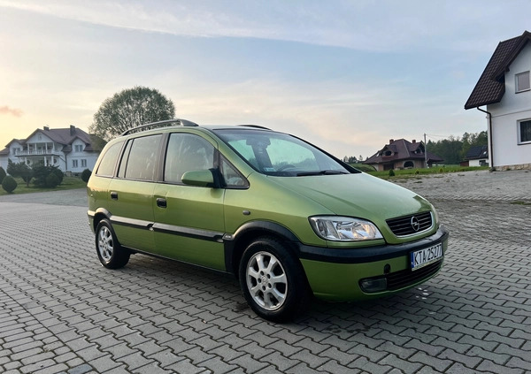 Opel Zafira cena 6400 przebieg: 325000, rok produkcji 2002 z Trzcianka małe 16